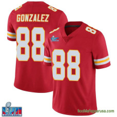 Mens Kansas City Chiefs Tony Gonzalez Red Authentic Team Color Vapor Untouchable Super Bowl Lvii Patch Kcc216 Jersey C2917
